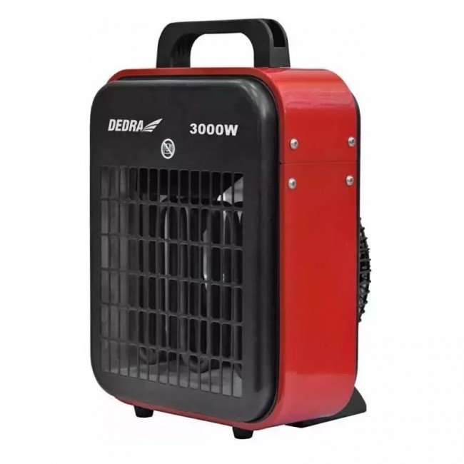 DEDRA DED9921B electric space heater Red 3000 W Convector electric space heater DEDRA DED9921B electric space heater Red 3000 W Convector electric space heater