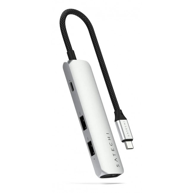 Satechi ST-P4SS interface hub USB Type-C 10000 Mbit/s Silver Satechi ST-P4SS interface hub USB Type-C 10000 Mbit/s Silver