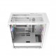 Cooler Master MasterBox 600 White Lite Midi Tower White, Transparent