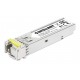 Intellinet Gigabit Fiber WDM Bi-Directional SFP Optical Transceiver Module 1000Base-BX-D (LC) Single-Mode Port, 120 km (75 mi.), BiDi WDM (RX1490/TX1550), MSA-compliant for Maximum Compatibility, Silver