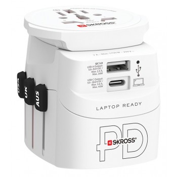 Skross PRO Light USB AC45PD World