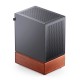 Jonsbo T7 Midi Tower Black, Wood