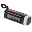 Adler AD 1920 Emergency radio Solar panel / Crank / Powerbank 4500 mAh Black