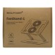 RealPower 495562 laptop stand Stainless steel 43.2 cm (17
