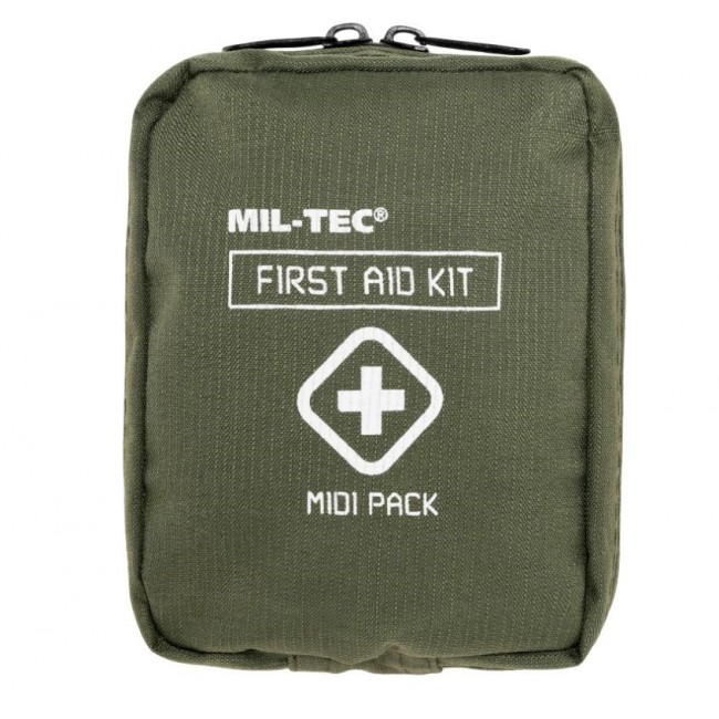 Mil-Tec First Aid Kit Midi Pack - Olive