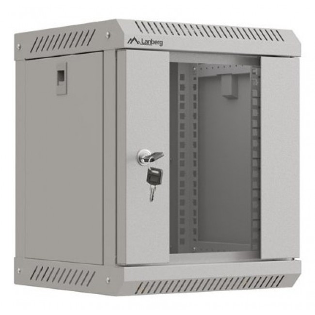 Lanberg WF11-3306-10S rack cabinet 6U Wall mounted rack Grey