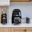 Smeg 50's Style Drip Filter Coffee Machine DCF02BLEU Black