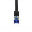 LogiLink C6A123S networking cable Black 30 m Cat6a S/FTP (S-STP) Round
