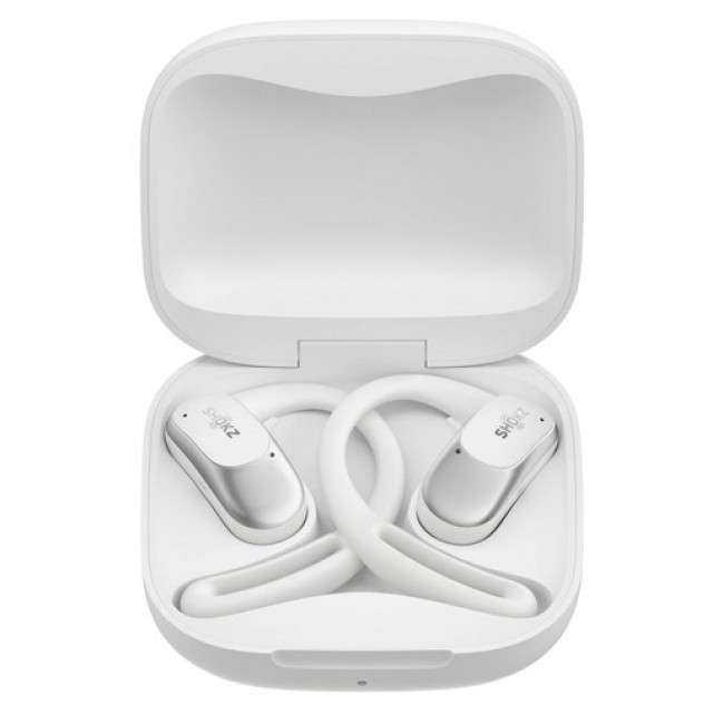 SHOKZ OpenFit Air Headset Wireless Ear-hook Calls/Music/Sport/Everyday Bluetooth White