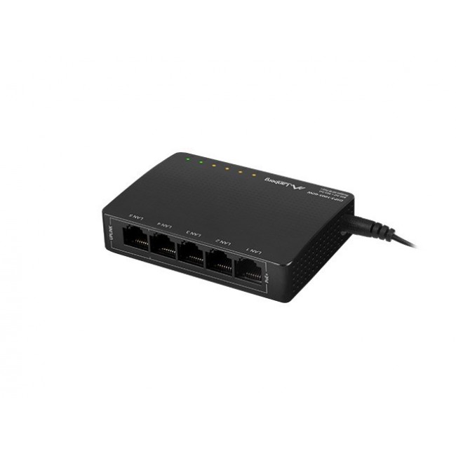 Lanberg Switch PoE DSP3-1005-60W (5-port, 1Gb/s) Lanberg Switch PoE DSP3-1005-60W (5-port, 1Gb/s)