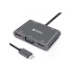Sandberg USB-C Dock 2xHDMI+1xVGA+USB+PD Sandberg USB-C Dock 2xHDMI+1xVGA+USB+PD