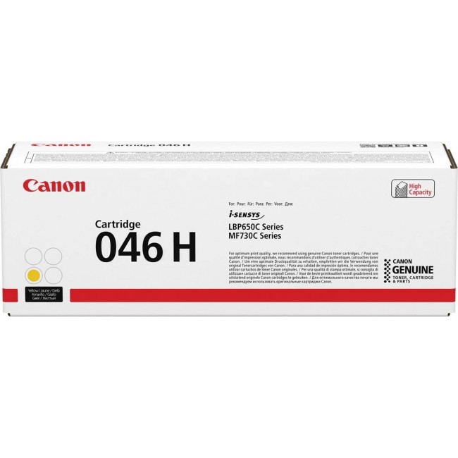 Canon 046 H toner cartridge 1 pc(s) Original Yellow Canon 046 H toner cartridge 1 pc(s) Original Yellow