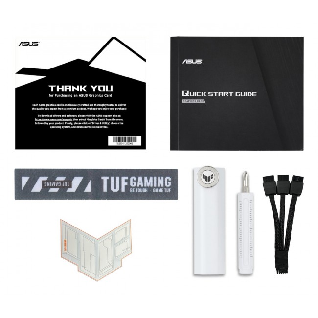 ASUS TUF Gaming RTX 5070 Ti 16 GB OC White graphics card ASUS TUF Gaming RTX 5070 Ti 16 GB OC White graphics card