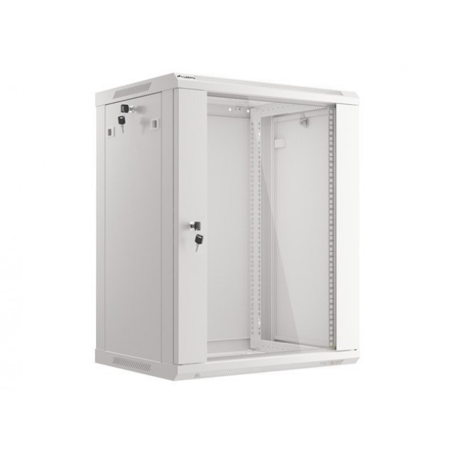 Lanberg WF01-6415-10S rack cabinet 15U Wall mounted rack Grey