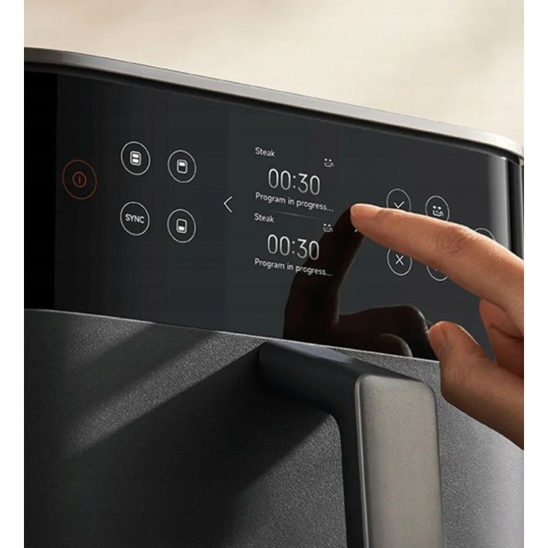 Xiaomi Smart Double Stack Air Fryer 12L Stand-alone 2800 W Hot air fryer Black