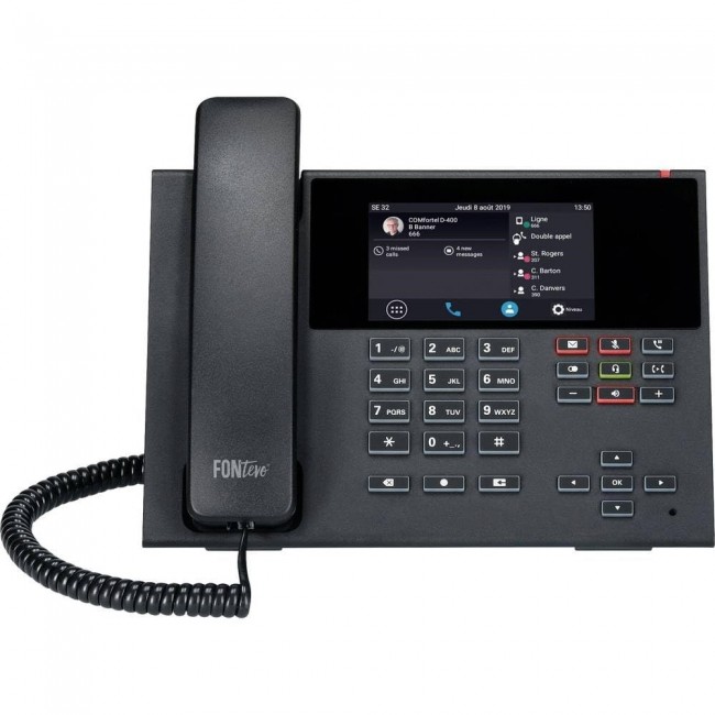 Auerswald COMfortel D-400 Analog telephone Black