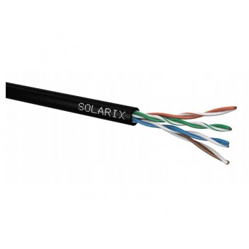 Solarix CAT5E UTP PE FC installation cable