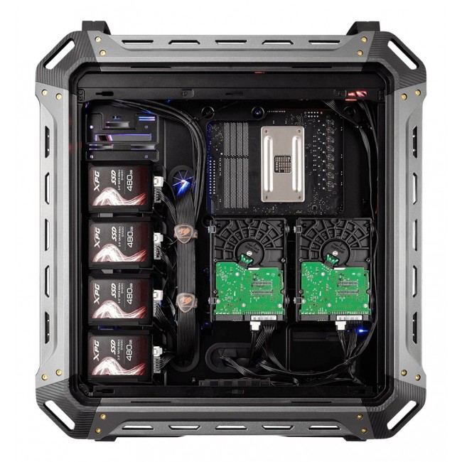 COUGAR Full Tower Case, Panzer Max-G, Black
