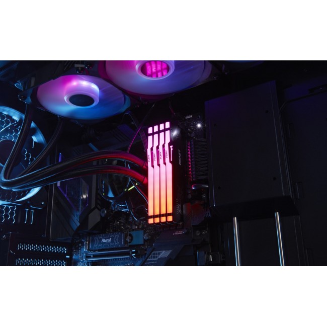 Kingston Technology FURY Beast 64GB 6000MT/s DDR5 CL36 DIMM (Kit of 2) RGB Kingston Technology FURY Beast 64GB 6000MT/s DDR5 CL36 DIMM (Kit of 2) RGB