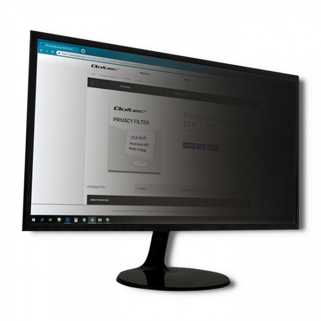 Qoltec 51064 display privacy filters 68.6 cm (27