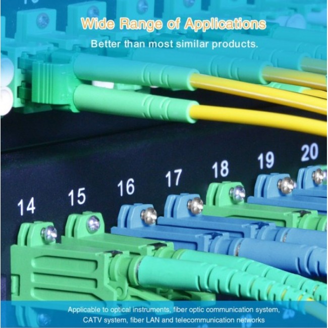 Helos 254695 InfiniBand/fibre optic cable 10 m E-2000 LC Aqua colour