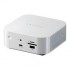 Satechi Thunderbolt 5 CubeDock - wentylowana stacja dokująca TB5 (czytnik kart SD i microSD, 2x USB-A 3.2 gen. 2, 2x USB-C 3.2 gen. 2, 1x Ethernet 2.5 Gb, 3x TB5 downstream, 1x TB5 host 140W, kiesze na dysk M.2 NVMe SSD) (silver)