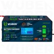 Microprocessor-controlled car battery charger 10 A 6 150 Ah 2 24 V W14018 WUBER