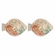 Set of 2 Sea Life melamine fish plates - 33 x 23 cm Set of 2 Sea Life melamine fish plates - 33 x 23 cm