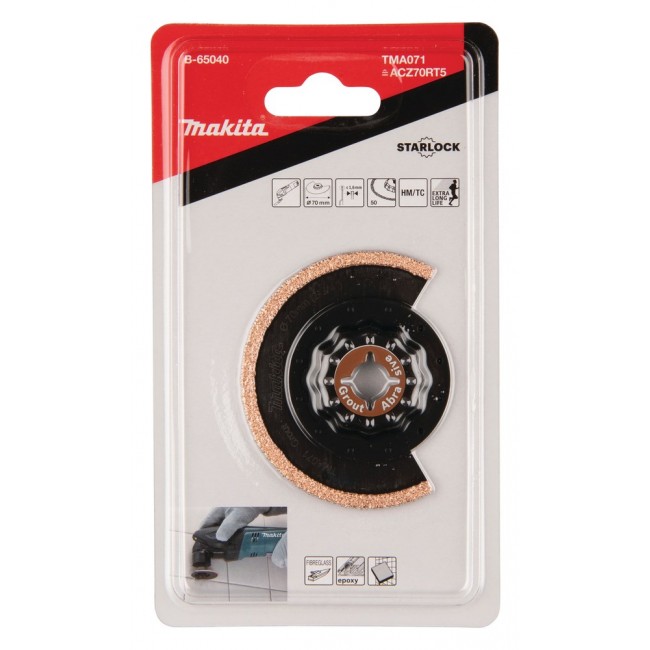 Makita B-65040 jigsaw/scroll saw/reciprocating saw blade Tungsten Carbide (TC) 1 pc(s) Makita B-65040 jigsaw/scroll saw/reciprocating saw blade Tungsten Carbide (TC) 1 pc(s)