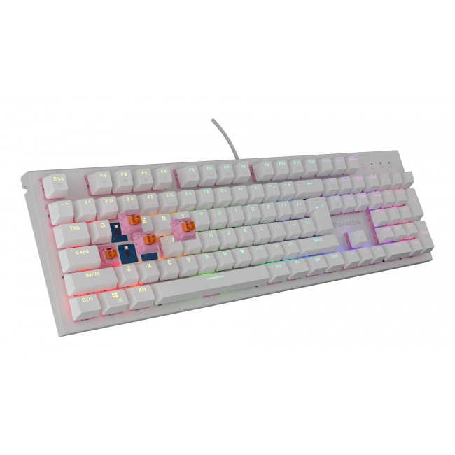 GENESIS Thor 303 keyboard Gaming USB QWERTY US English White GENESIS Thor 303 keyboard Gaming USB QWERTY US English White