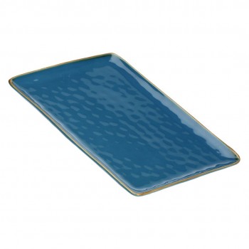 ROSE&TULIPANI CONCERTO BLU AVIO Rectangular tray 36 x 26.5 cm