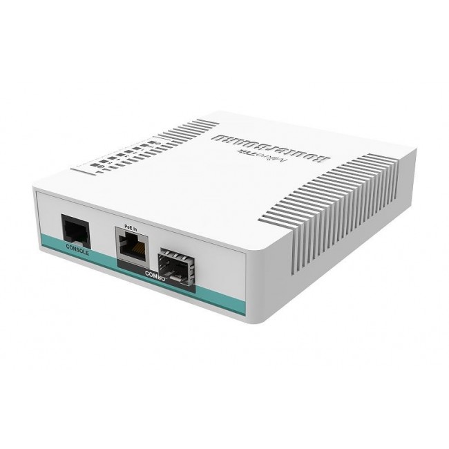 Mikrotik CRS106-1C-5S network switch Gigabit Ethernet (10/100/1000) Power over Ethernet (PoE) White Mikrotik CRS106-1C-5S network switch Gigabit Ethernet (10/100/1000) Power over Ethernet (PoE) White