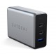 Satechi USB-C PD GaN Charger 100W, 2x USB-C, 1x US