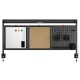 Ergo Office desk divider / organizer, max load 10kg, white and cork board, width 1250mm, black,ER-300 B Ergo Office desk divider / organizer, max load 10kg, white and cork board, width 1250mm, black,ER-300 B