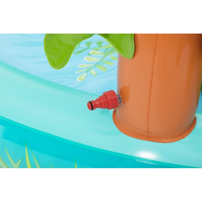 Bestway Crocodile Cove Kids Inflatable Water Play Center and Pool 2.24 m x 1.81 m x 72 cm