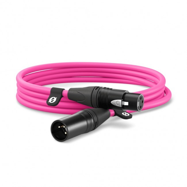 R DE XLR3M-P audio cable 3 m XLR Pink