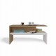 BOSTON artisan/white coffee table bench