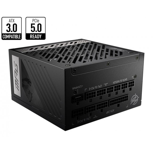 MSI MPG A1000G PCIE5 power supply unit 1000 W 20+4 pin ATX ATX Black