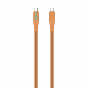 Havit CB6254 - USB Type C to USB Type C charging cable, 1 m (orange)