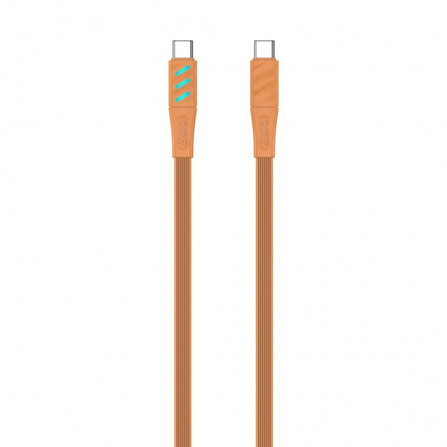 Havit CB6254 - USB Type C to USB Type C charging cable, 1 m (orange)