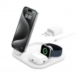 Belkin BoostCharge Headphones, Smartphone, Smartwatch White USB Wireless charging Fast charging Indoor