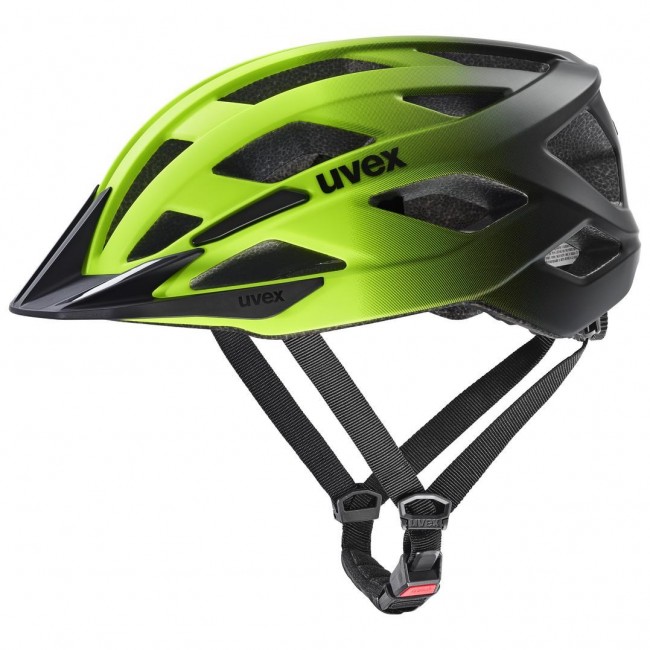 UVEX I-vo 2 Cycling Helmet 60 64 cm, Neon Yellow/Black Matt