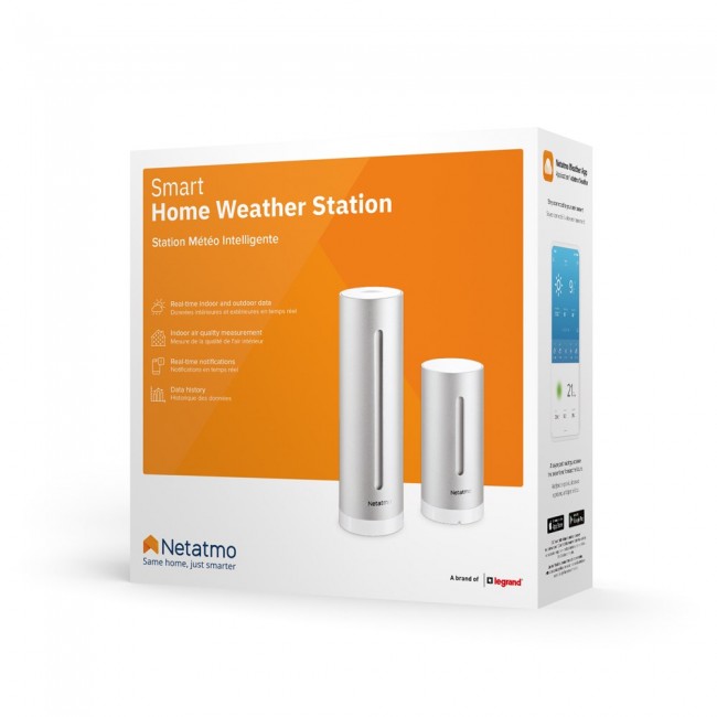 Netatmo NWS01-EC digital weather station Aluminum Wi-Fi Netatmo NWS01-EC digital weather station Aluminum Wi-Fi