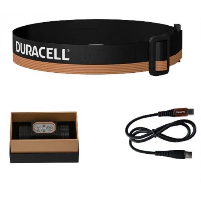 Duracell DH2000R Gift Box Headlamp black, orange