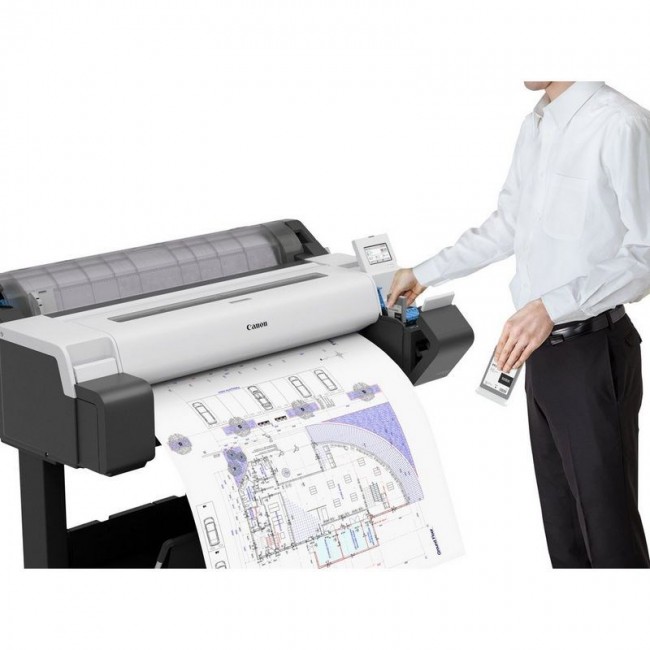 Canon imagePROGRAF TM-340 large format printer Wi-Fi Bubblejet Colour 2400 x 1200 DPI A0 (841 x 1189 mm) Ethernet LAN