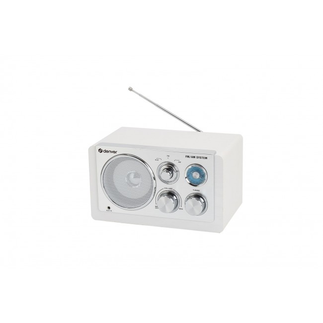 Denver TR-63W radio Analog White