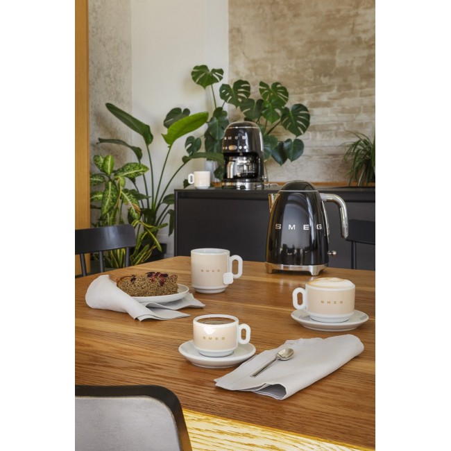 Smeg 50's Style Drip Filter Coffee Machine DCF02BLEU Black