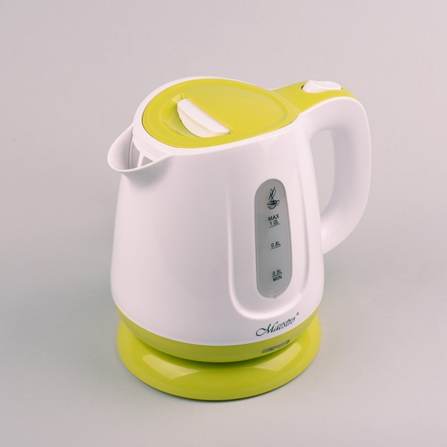 Feel-Maestro MR013 green electric kettle 1 L 1100 W Green, White