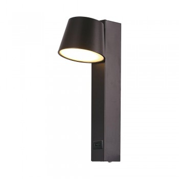 Oprawa LED V-TAC 8W Kinkiet Hotel ko USB VT-10112 3000K 900lm
