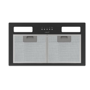 CATA 02030408 cooker hood Wall-mounted Black, Stainless steel 645 m /h